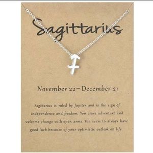 Sagittarius ♐️ silver necklace. New with tags. ♐️♐️